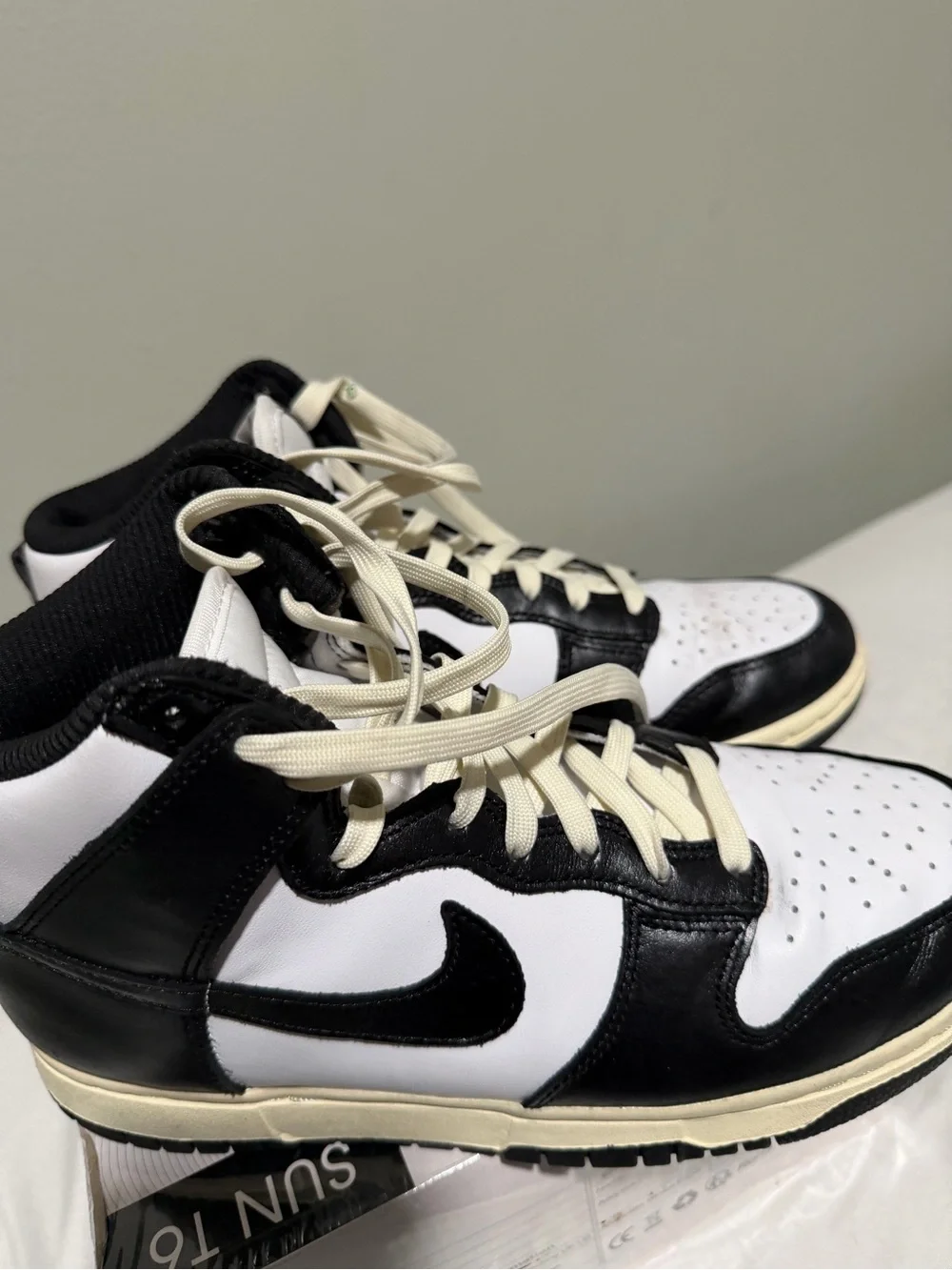 Nike Dunk High Vintage Black Size 8 Womens Sneakers